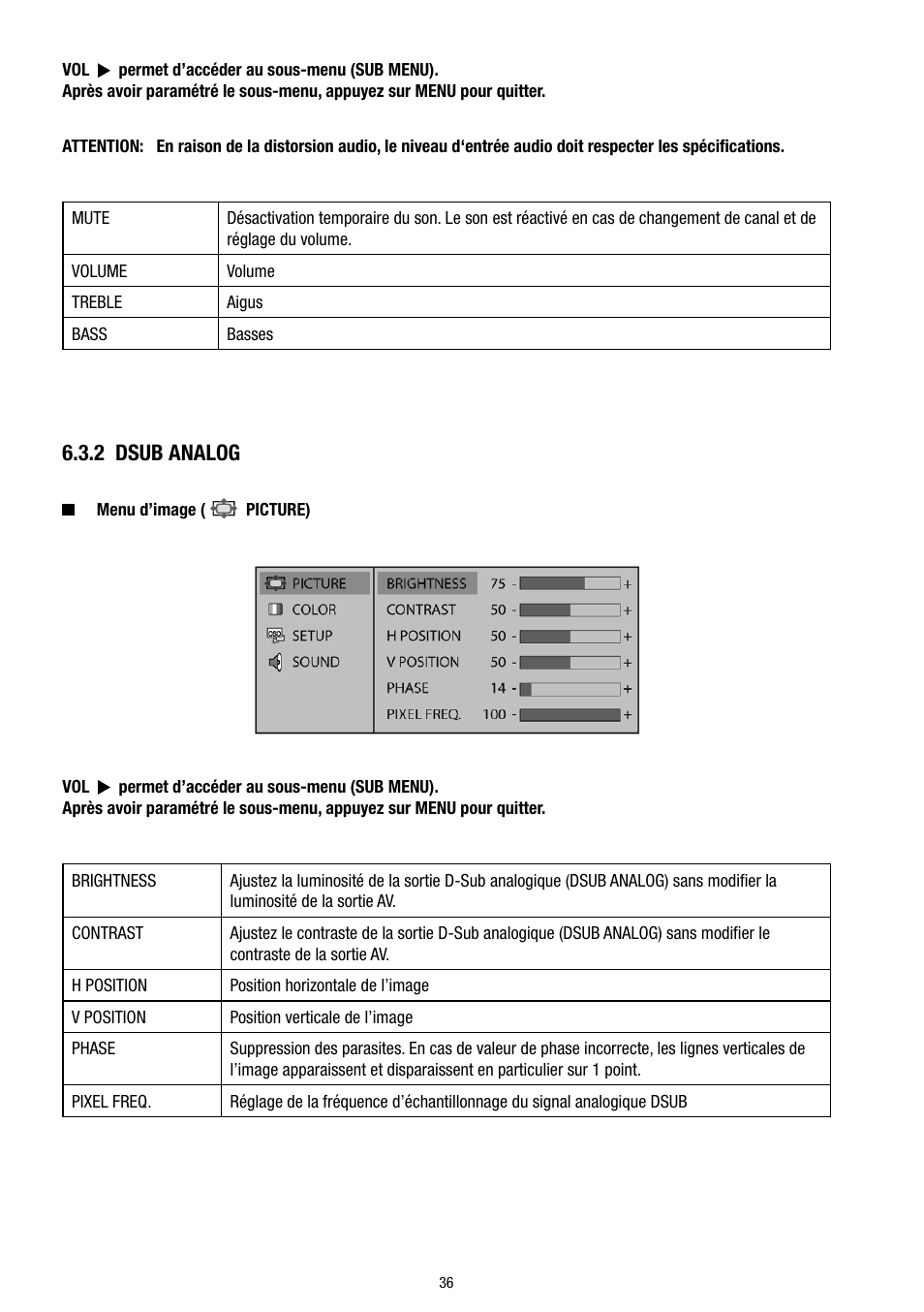 2 dsub analog | Eneo VMC-8LCD-CP01B User Manual | Page 36 / 56