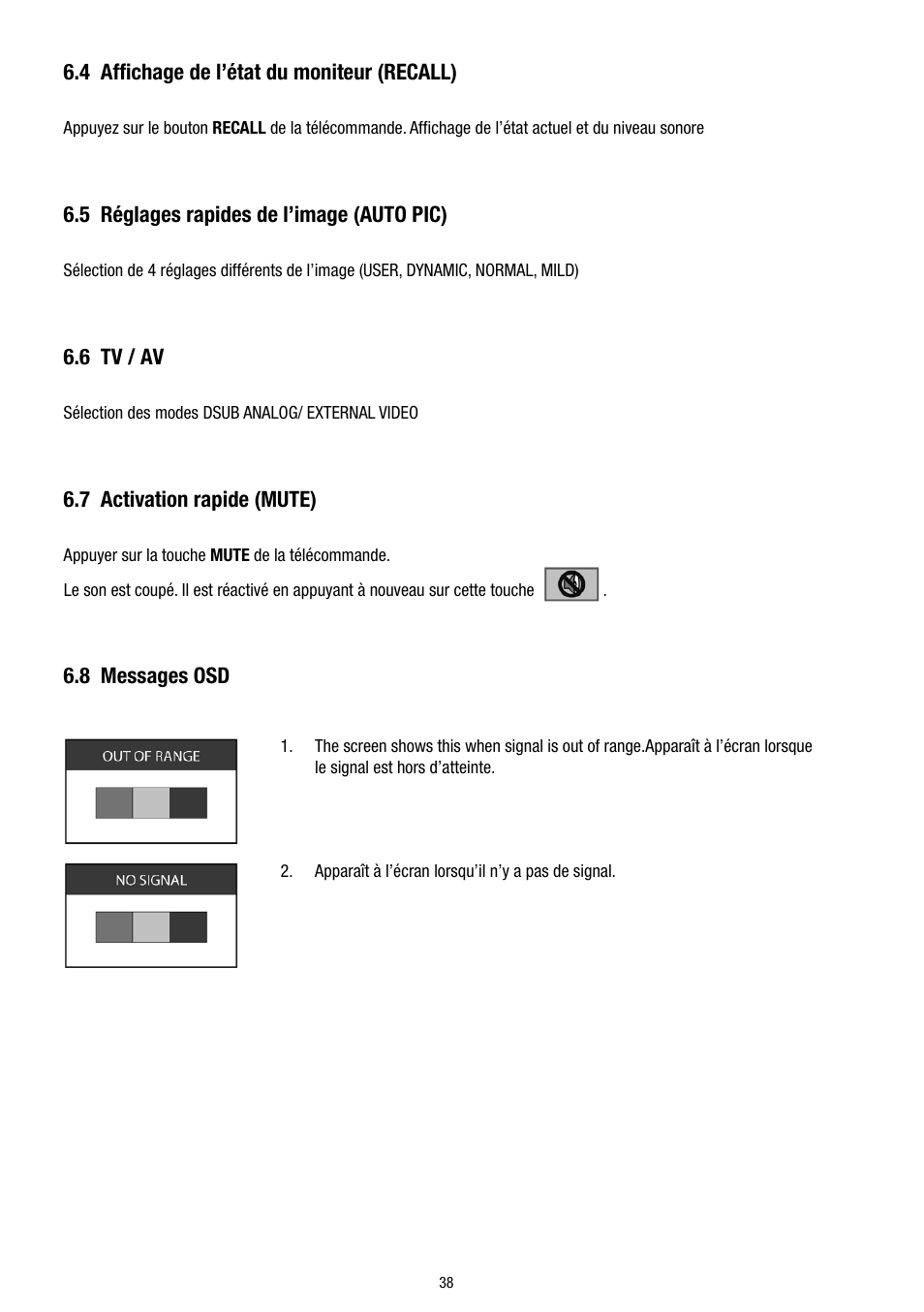 Eneo VMC-8LCD-CP01B User Manual | Page 38 / 56