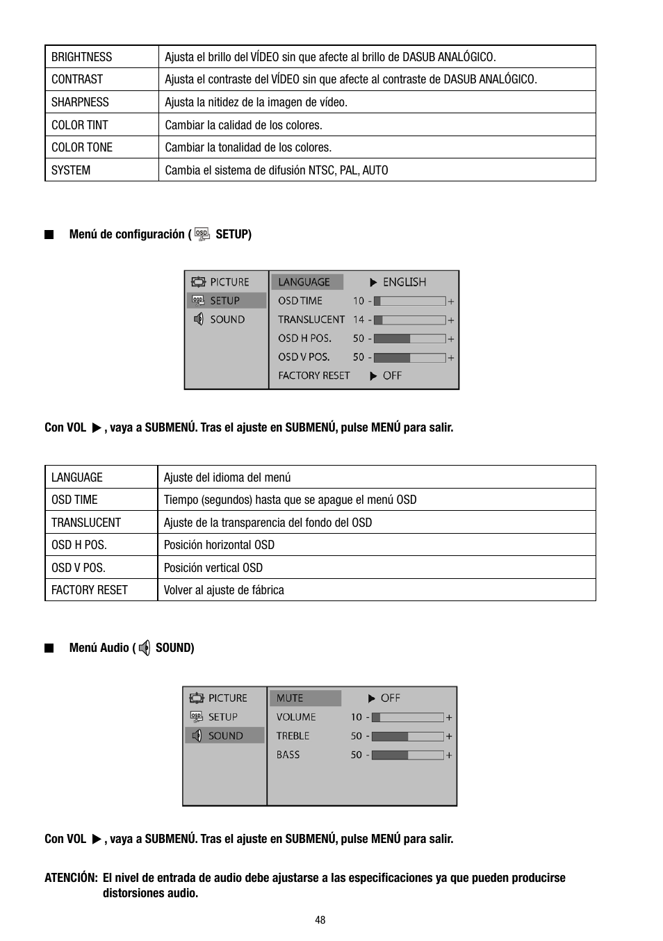 Eneo VMC-8LCD-CP01B User Manual | Page 48 / 56