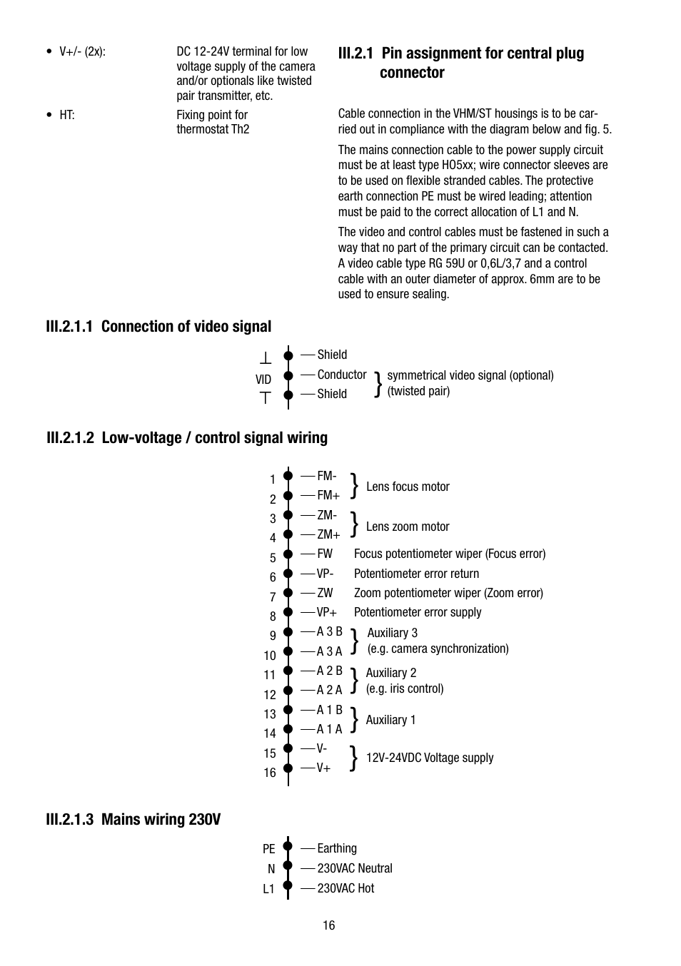 Eneo VHM/ECLKA-W User Manual | Page 16 / 40