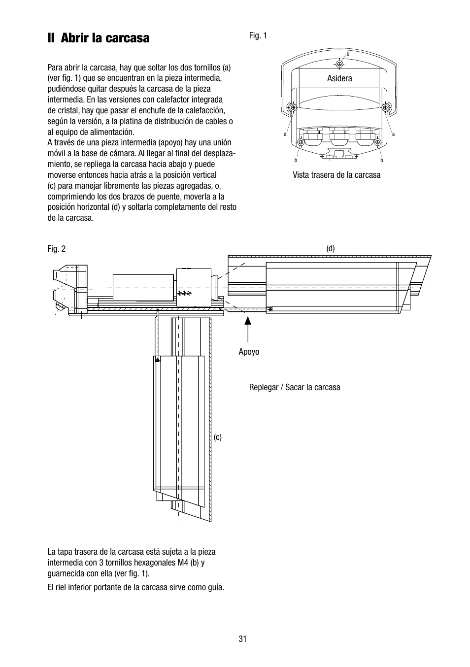 Ii abrir la carcasa | Eneo VHM/ECLKA-W User Manual | Page 31 / 40