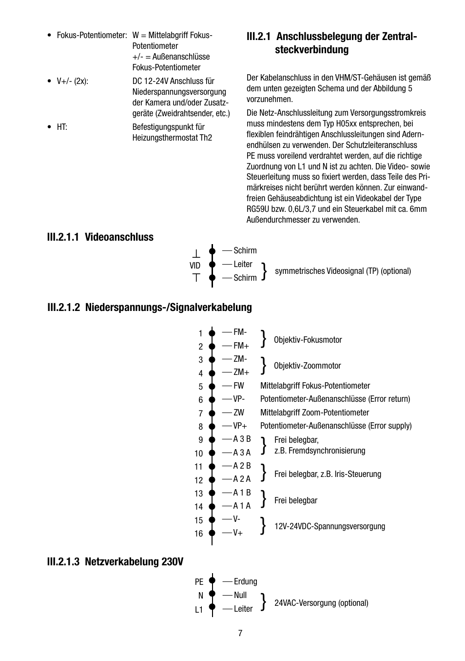 Eneo VHM/ECLKA-W User Manual | Page 7 / 40