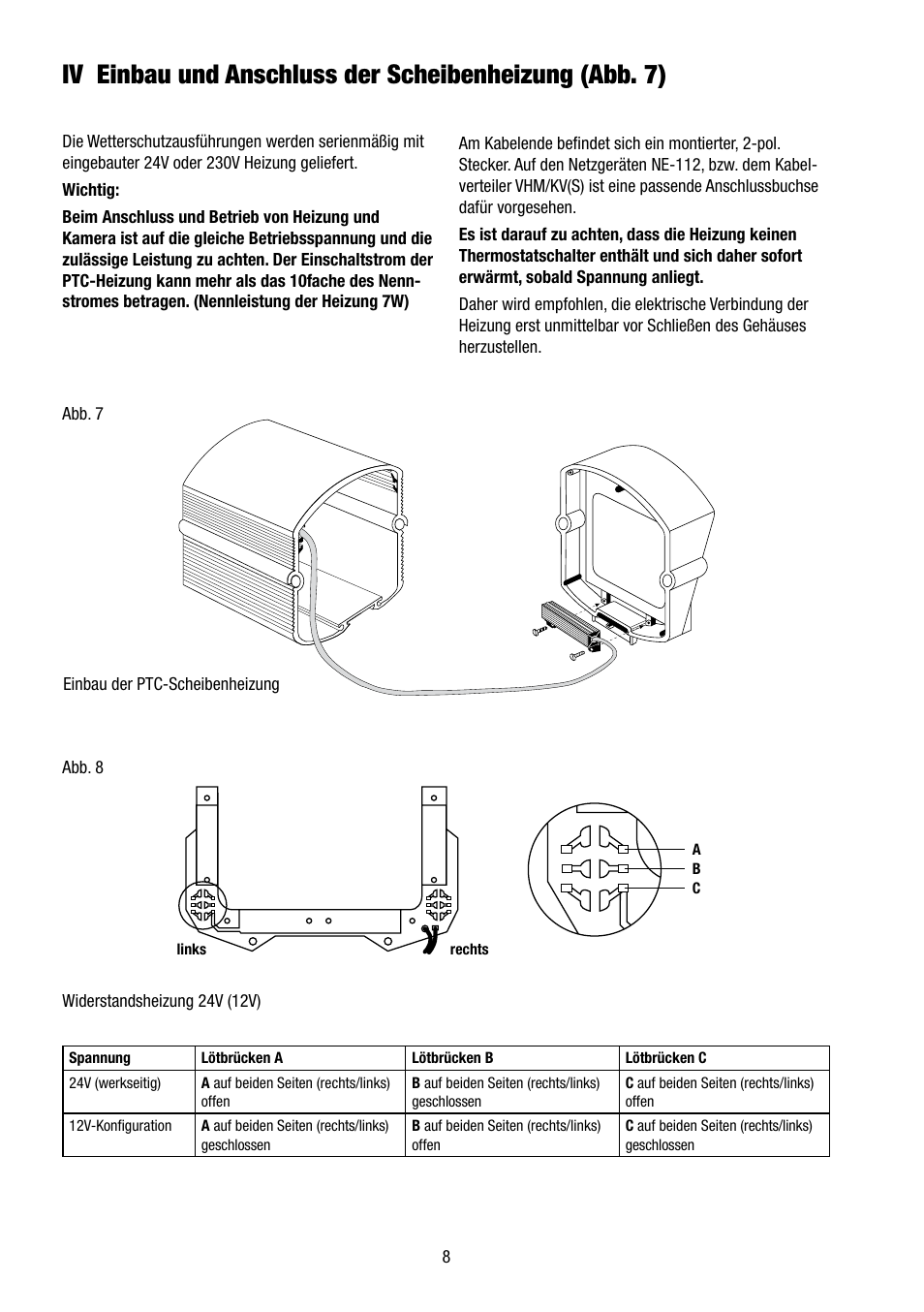 Eneo VHM/ECLKA-W User Manual | Page 8 / 40