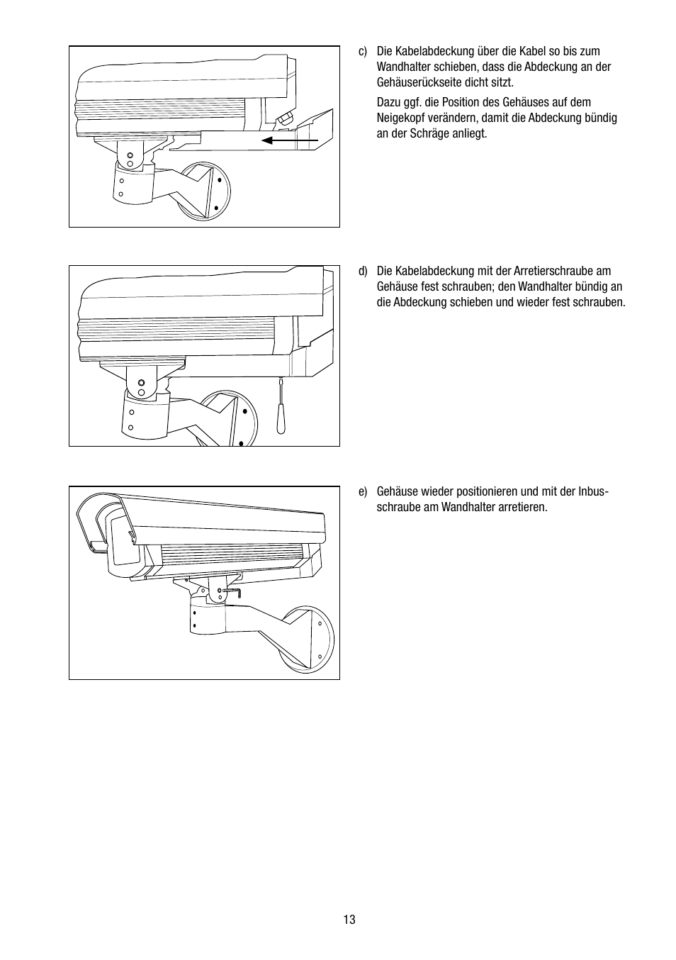 Eneo VHM/ZLB-W User Manual | Page 13 / 52