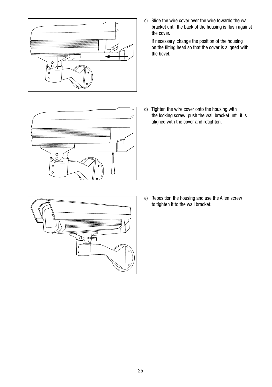 Eneo VHM/ZLB-W User Manual | Page 25 / 52