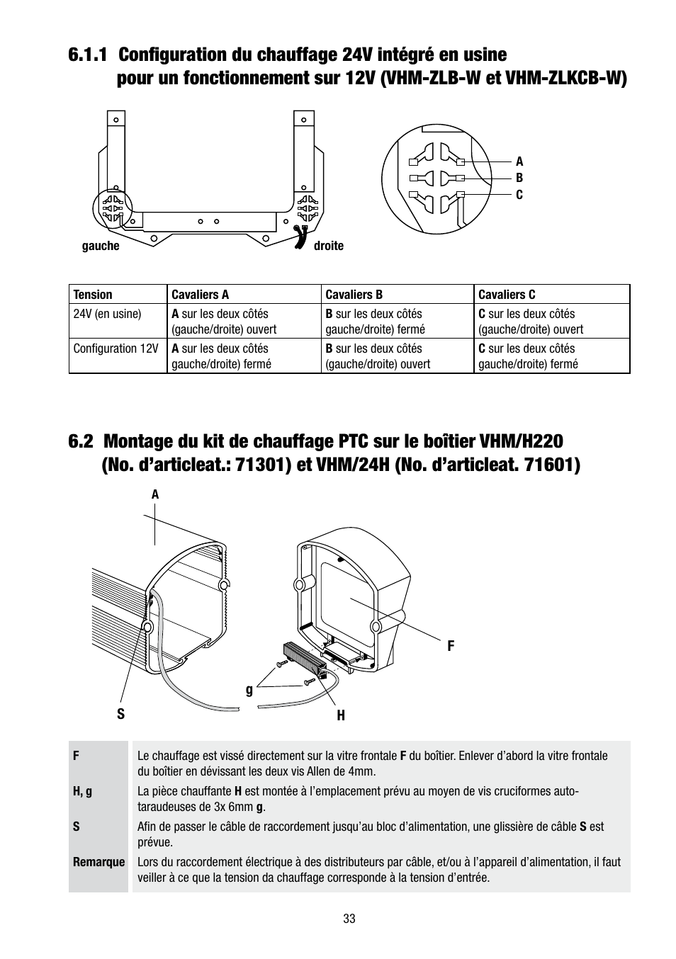 Eneo VHM/ZLB-W User Manual | Page 33 / 52