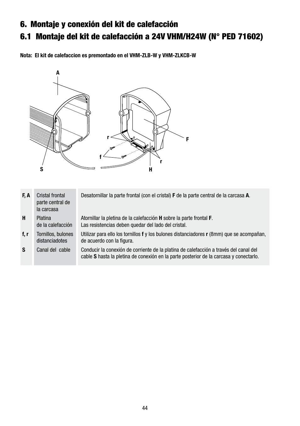 Eneo VHM/ZLB-W User Manual | Page 44 / 52