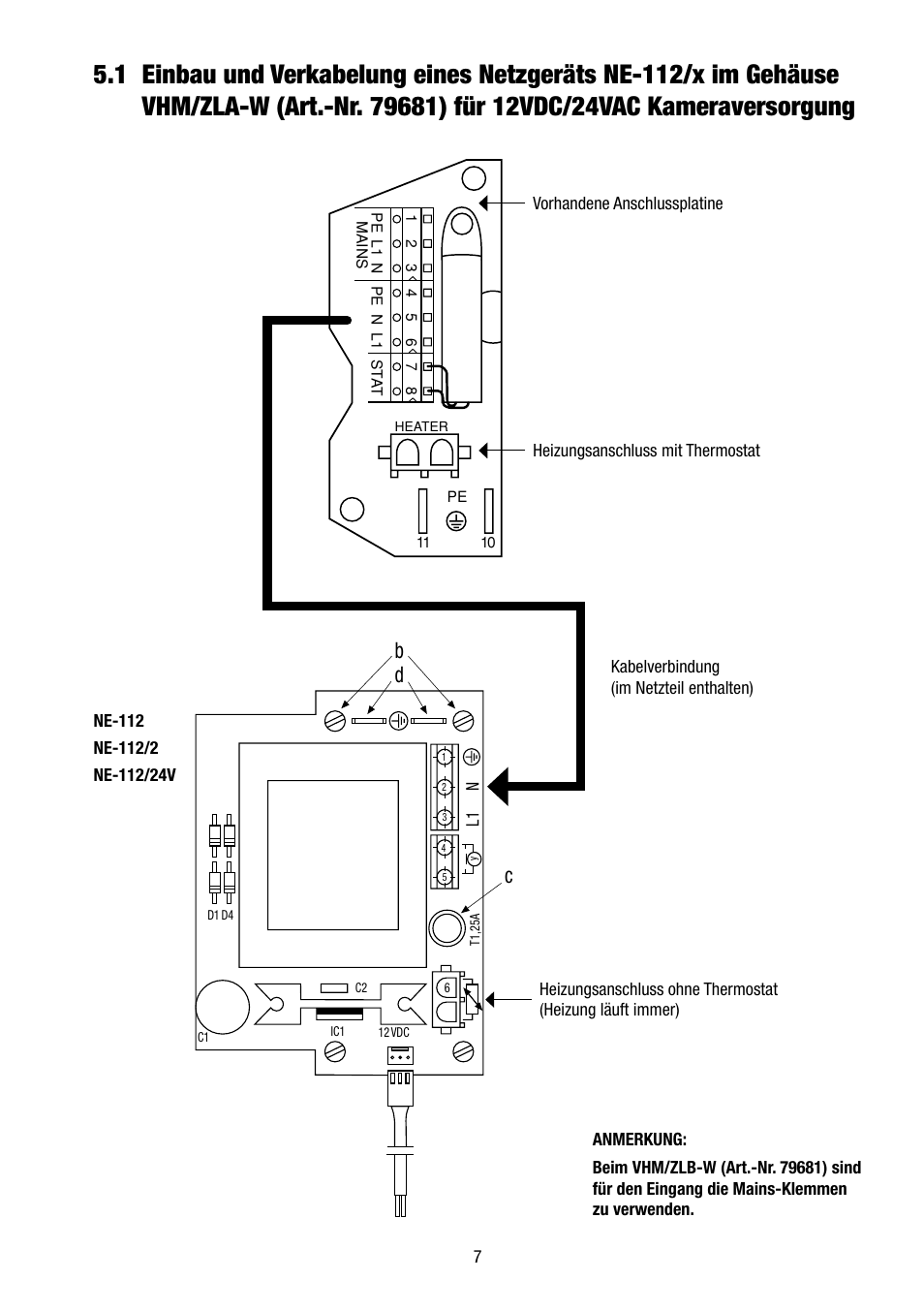 Eneo VHM/ZLB-W User Manual | Page 7 / 52