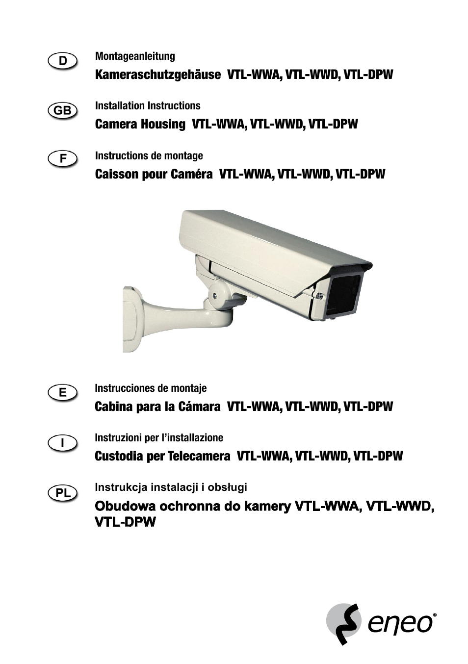 Eneo VTL-WWD User Manual | 32 pages