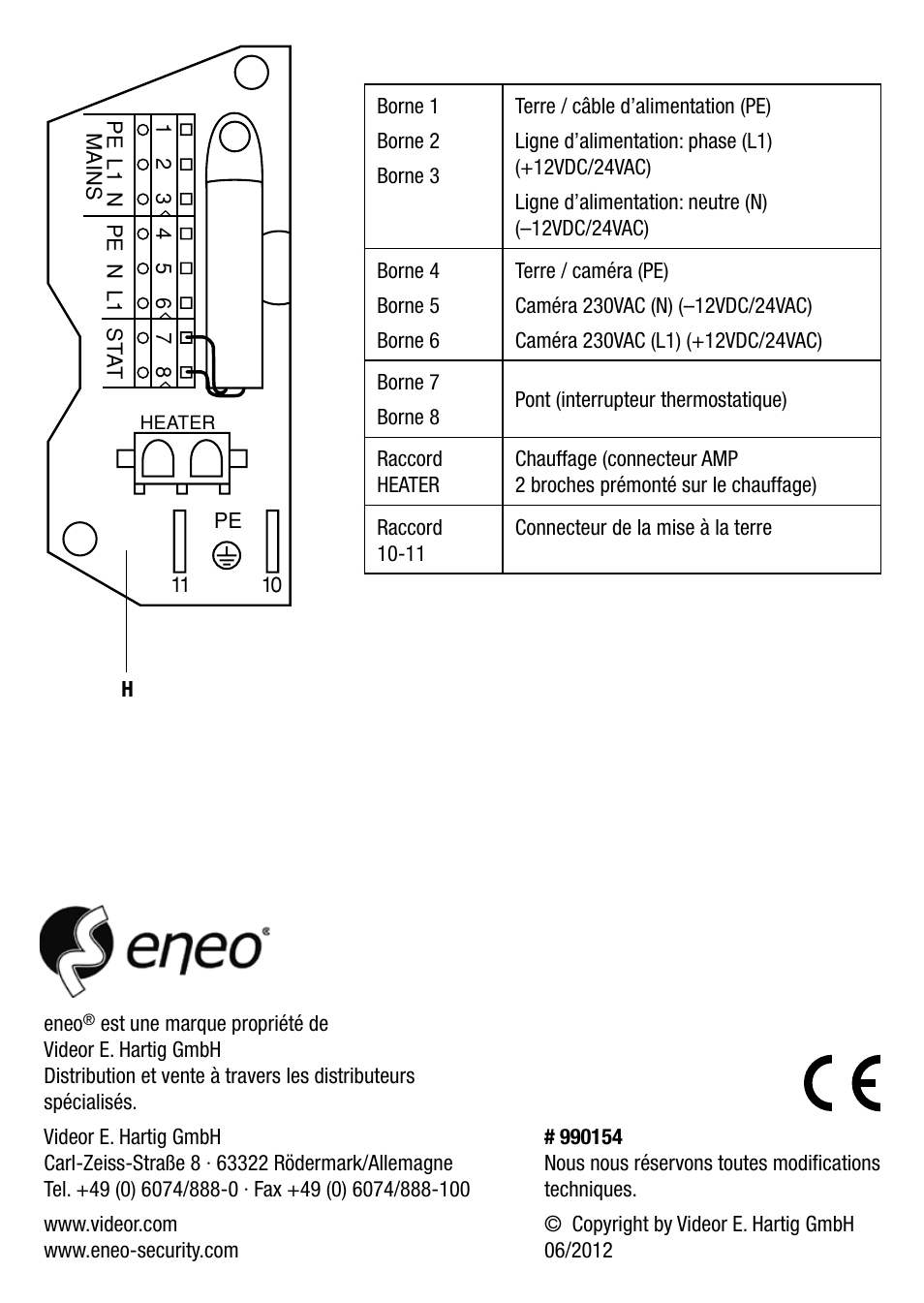 Eneo VHM/KV2 User Manual | Page 15 / 20
