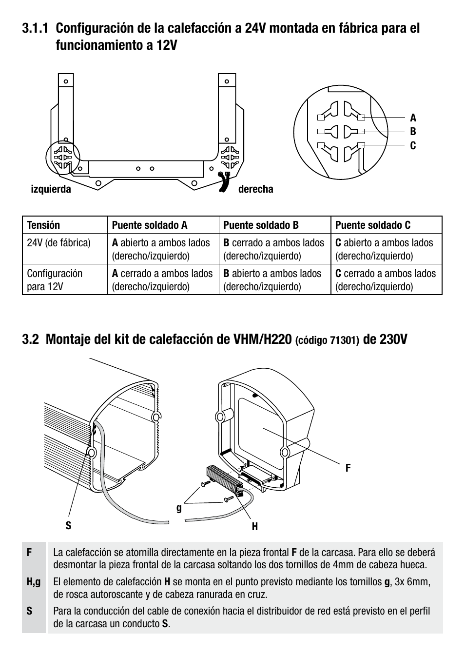 De 230v | Eneo VHM/KV2 User Manual | Page 18 / 20