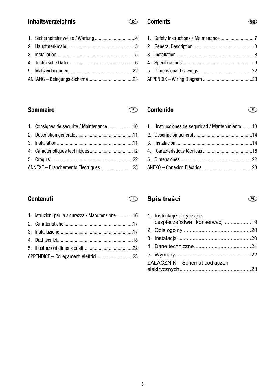 Eneo VTL-W/N2 User Manual | Page 3 / 24
