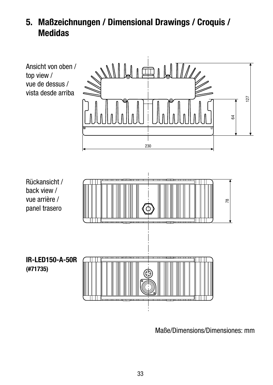 Eneo IR LED150-A-50 User Manual | Page 33 / 36