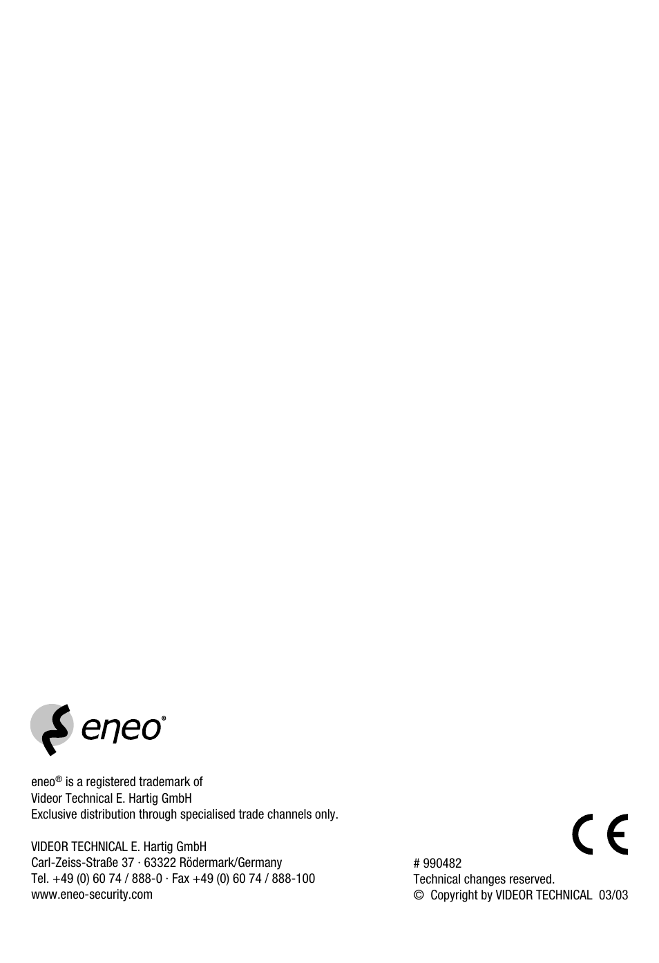 Eneo WFL-II/LED15-12 User Manual | Page 12 / 24
