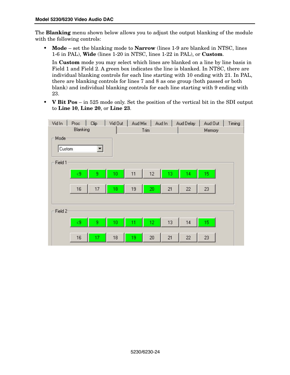 Ensemble Designs 5230 Digital to Analog Video Converter and Disembedder User Manual | Page 24 / 42
