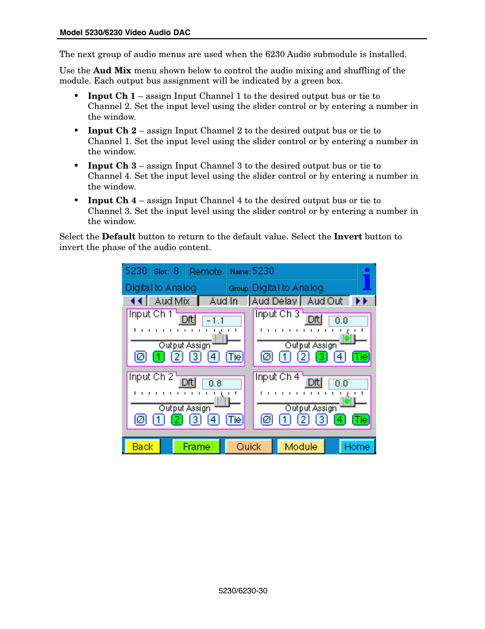 Ensemble Designs 5230 Digital to Analog Video Converter and Disembedder User Manual | Page 30 / 42