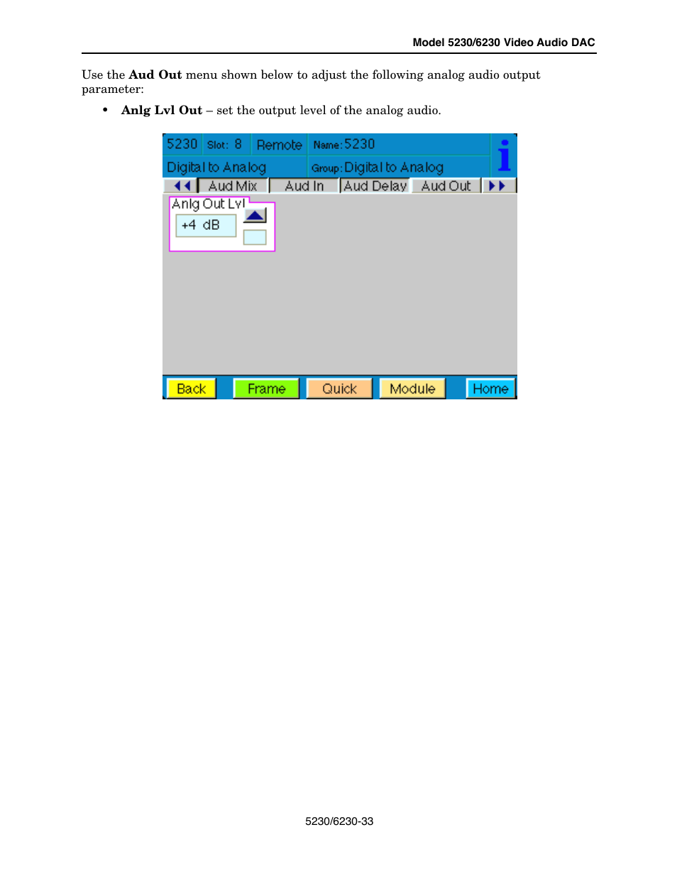 Ensemble Designs 5230 Digital to Analog Video Converter and Disembedder User Manual | Page 33 / 42