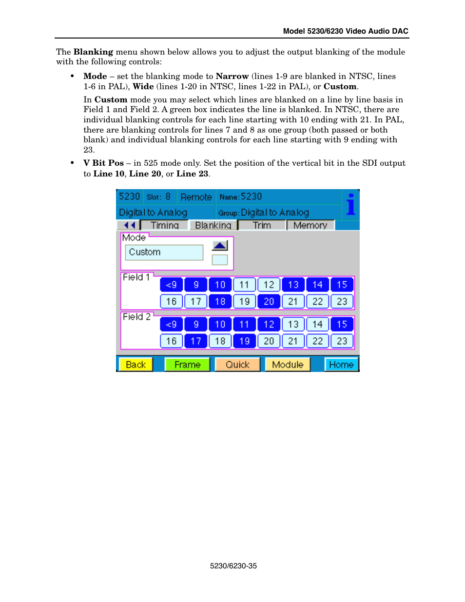 Ensemble Designs 5230 Digital to Analog Video Converter and Disembedder User Manual | Page 35 / 42