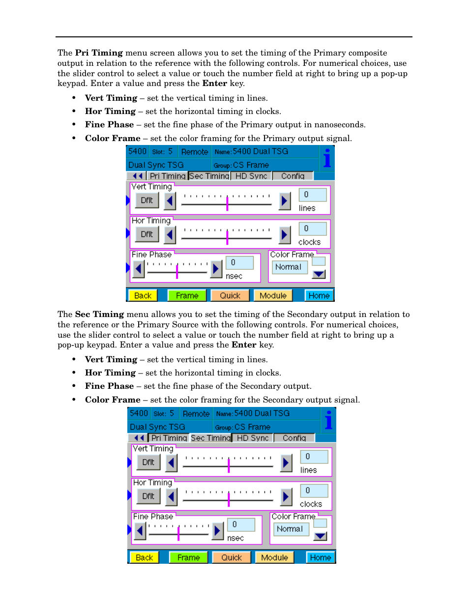 Ensemble Designs 5400 Dual Sync Generator and Test Signal Generator with HD Tri-Level Sync User Manual | Page 27 / 42