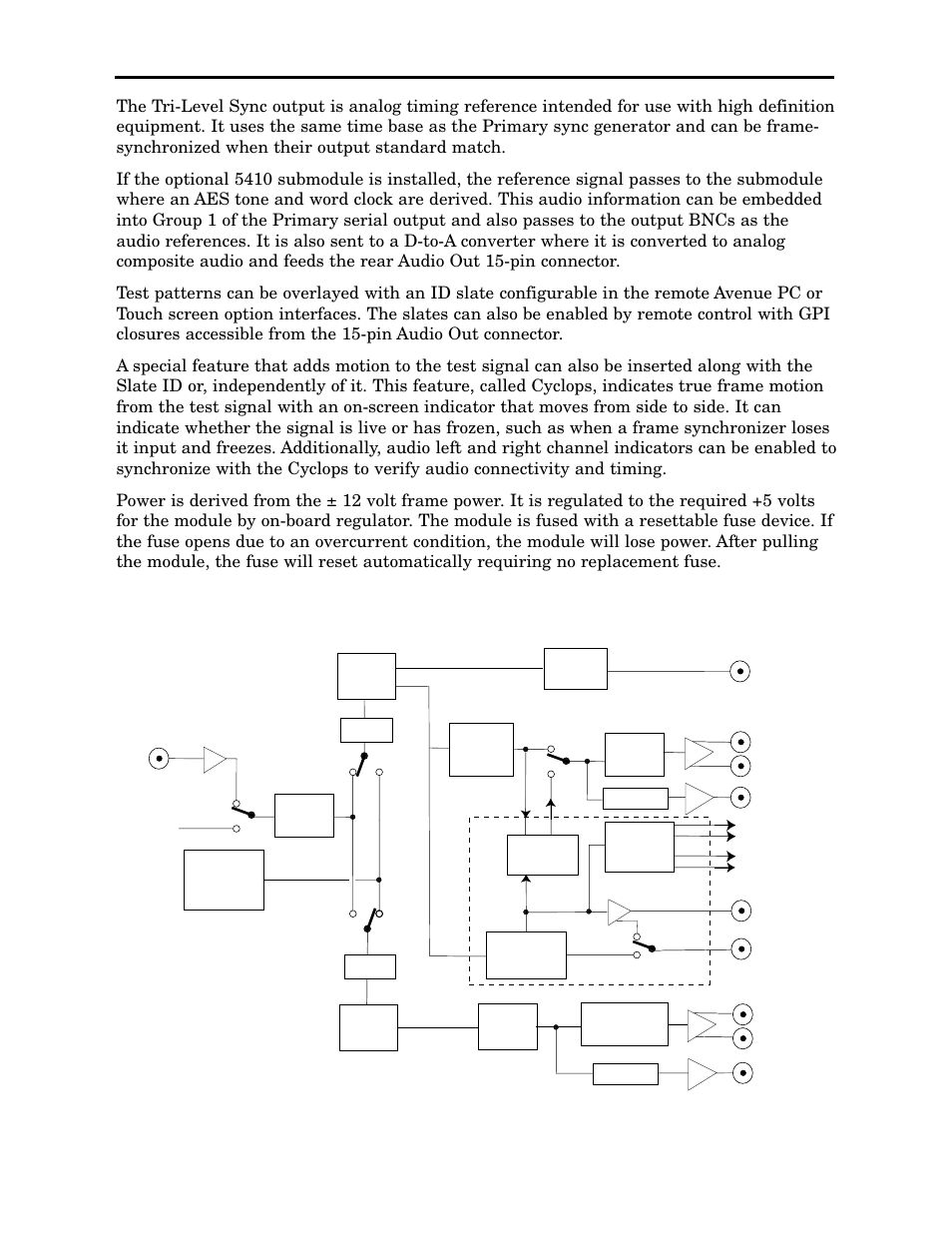 Ensemble Designs 5400 Dual Sync Generator and Test Signal Generator with HD Tri-Level Sync User Manual | Page 3 / 42