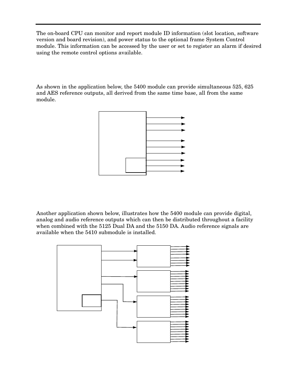 Applications simultaneous references | Ensemble Designs 5400 Dual Sync Generator and Test Signal Generator with HD Tri-Level Sync User Manual | Page 4 / 42