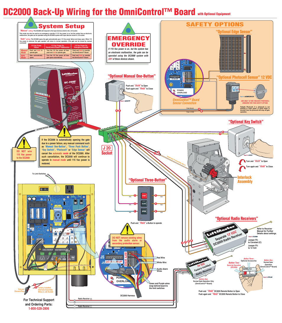 Chamberlain DC2000 User Manual | 2 pages
