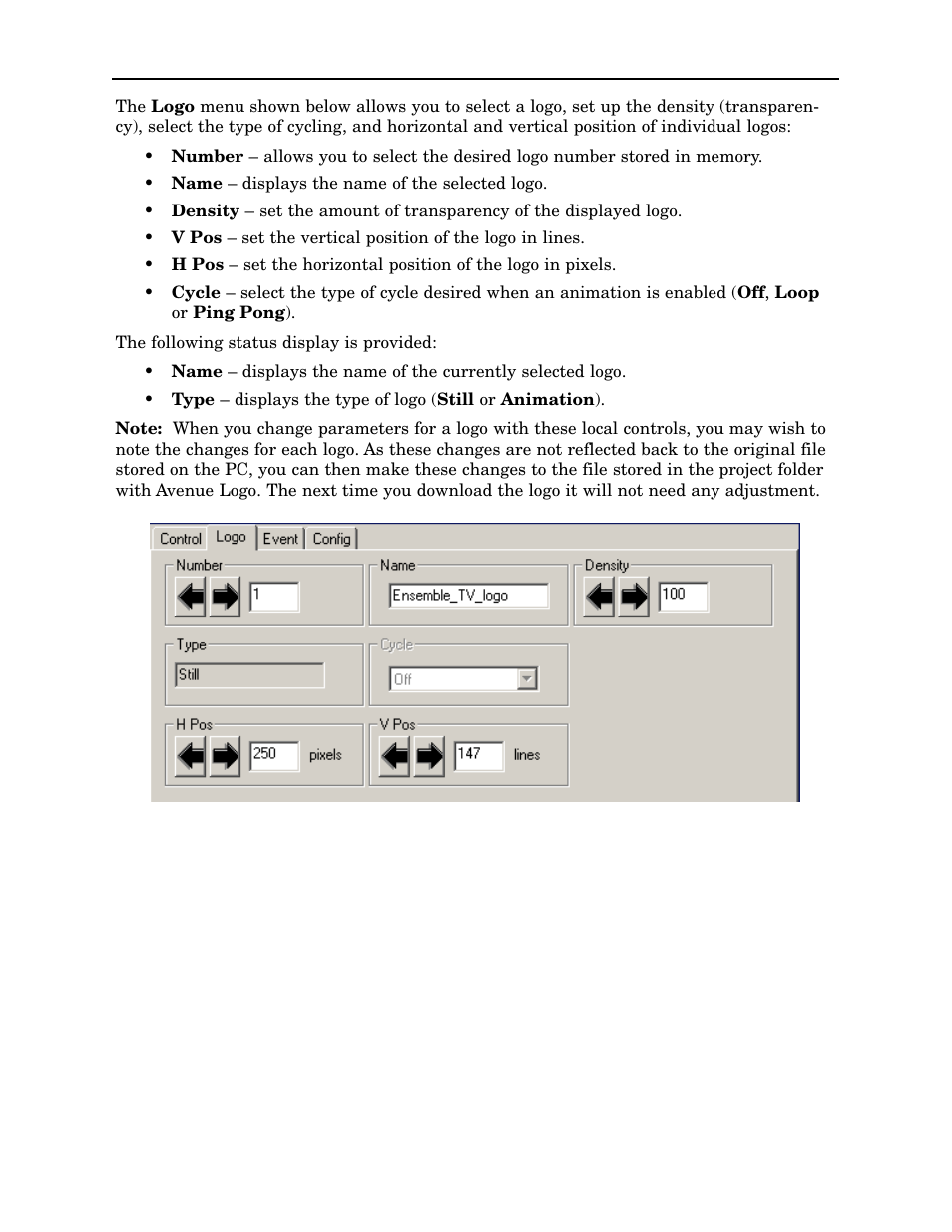 Ensemble Designs 5420 SD Logo Inserter User Manual | Page 15 / 26