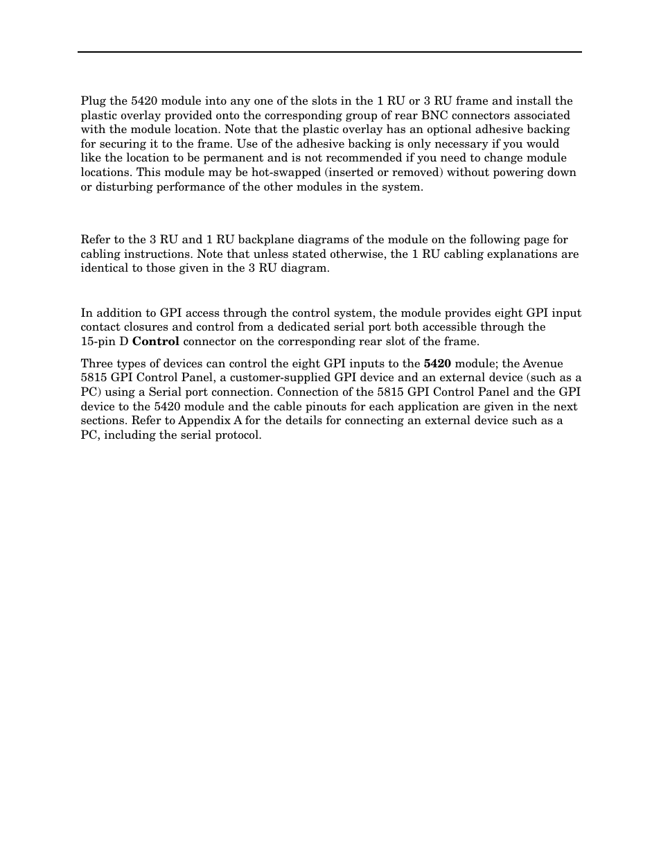 Ensemble Designs 5420 SD Logo Inserter User Manual | Page 6 / 26