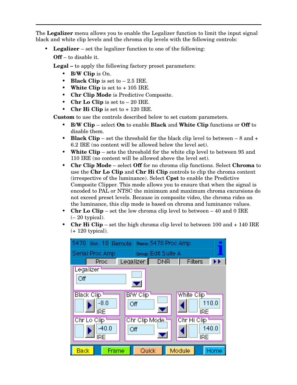 Ensemble Designs 5470 Digital Processing Amplifier and Legalizer User Manual | Page 19 / 32