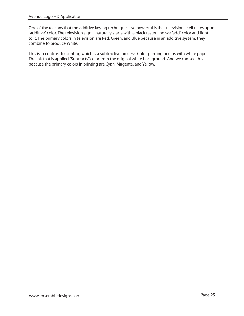 Ensemble Designs 7420 HD/SD Logo Inserter User Manual | Page 25 / 36