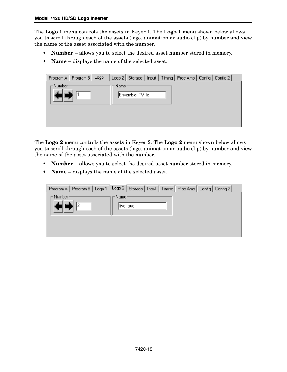 Ensemble Designs 7420 HD/SD Logo Inserter User Manual | Page 18 / 40