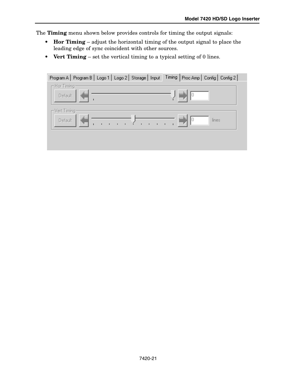 Ensemble Designs 7420 HD/SD Logo Inserter User Manual | Page 21 / 40