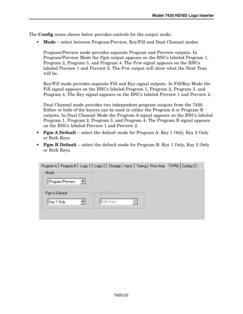 Ensemble Designs 7420 HD/SD Logo Inserter User Manual | Page 23 / 40