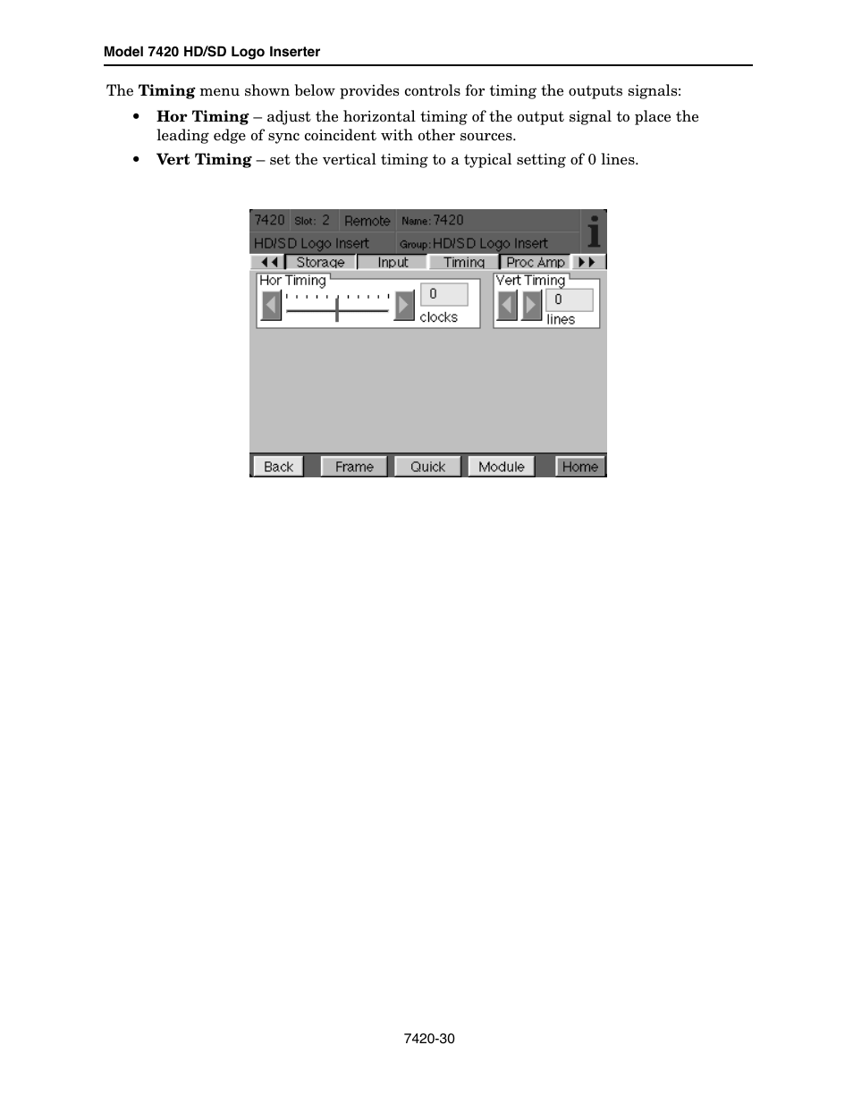 Ensemble Designs 7420 HD/SD Logo Inserter User Manual | Page 30 / 40
