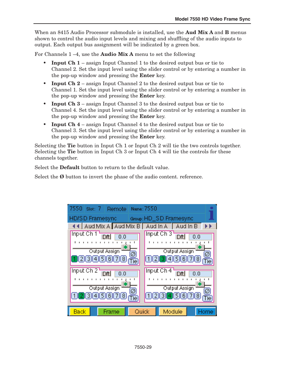 Ensemble Designs 7550 HD Legalizer User Manual | Page 29 / 42