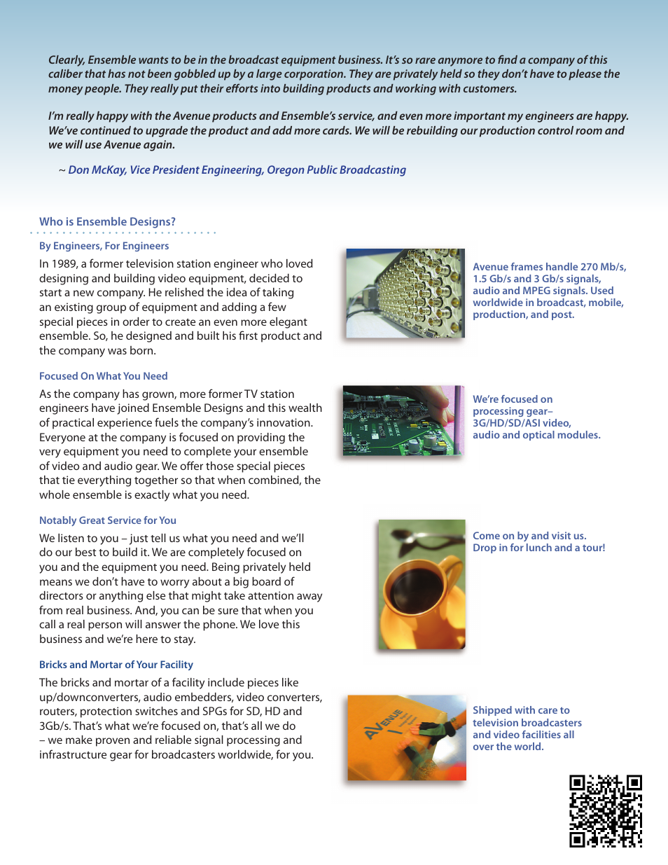 Ensemble Designs 7555 HD / SD Video Processing Frame Synchronizer User Manual | Page 2 / 70