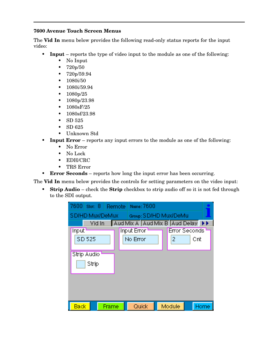 Ensemble Designs 7600 HD/SD Embedder/Disembedder User Manual | Page 19 / 30