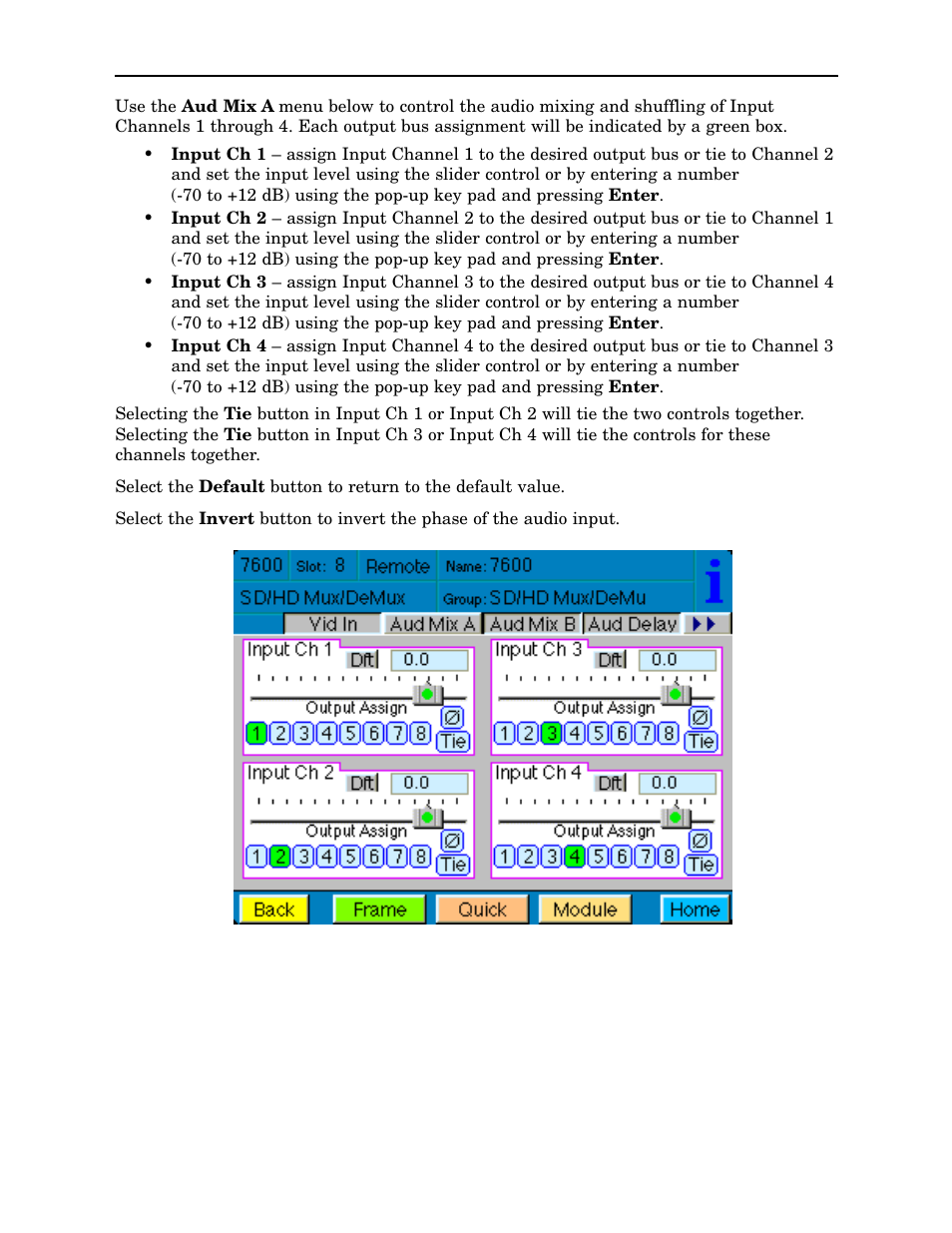 Ensemble Designs 7600 HD/SD Embedder/Disembedder User Manual | Page 20 / 30