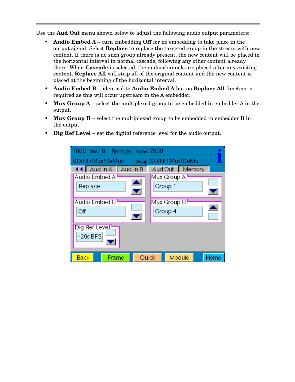 Ensemble Designs 7600 HD/SD Embedder/Disembedder User Manual | Page 25 / 30