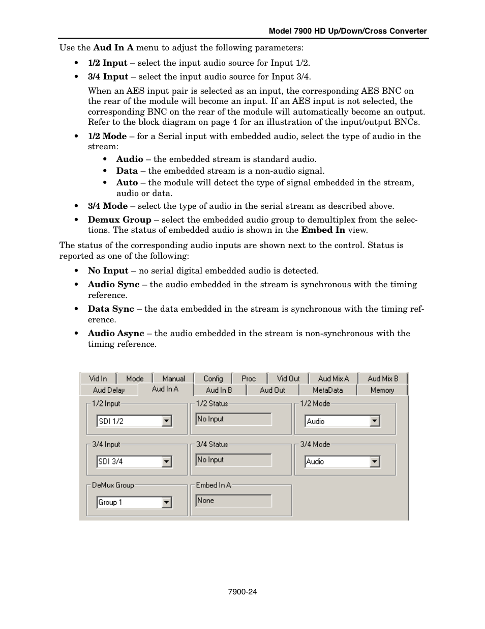 Ensemble Designs 7900 HD Up/Down/Cross Converter User Manual | Page 24 / 47