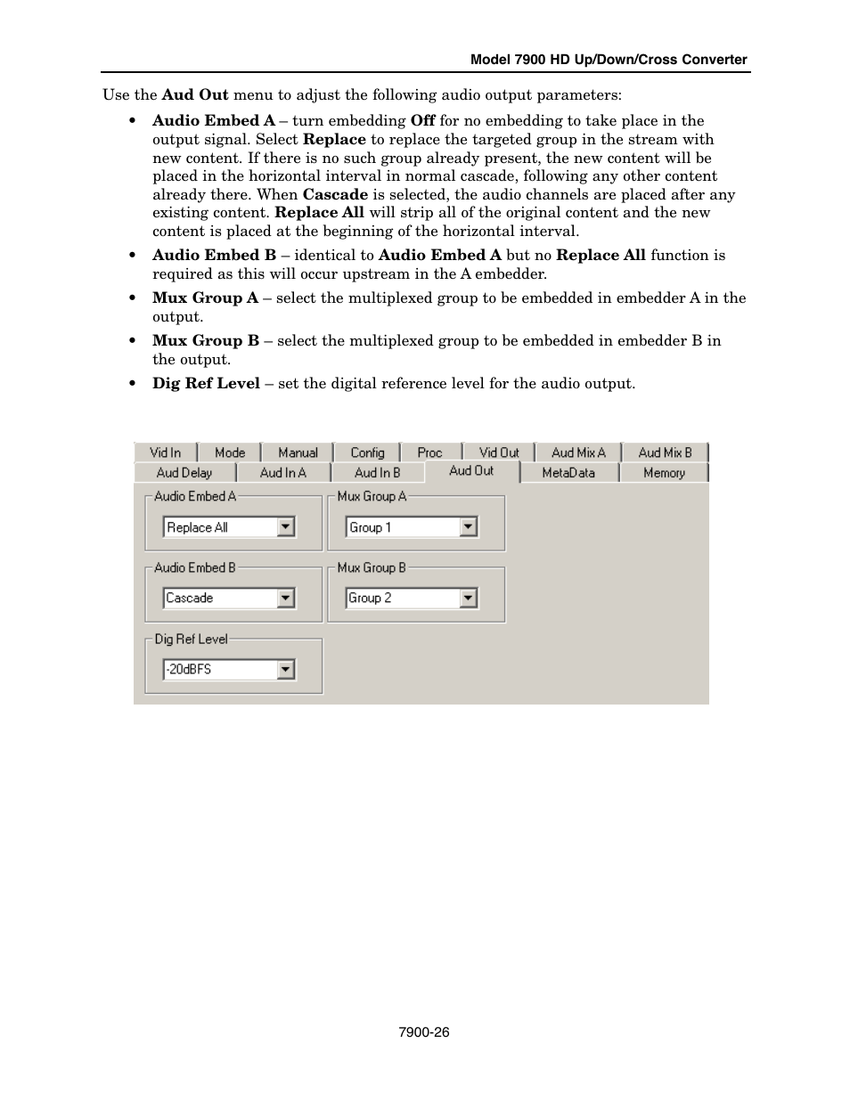 Ensemble Designs 7900 HD Up/Down/Cross Converter User Manual | Page 26 / 47