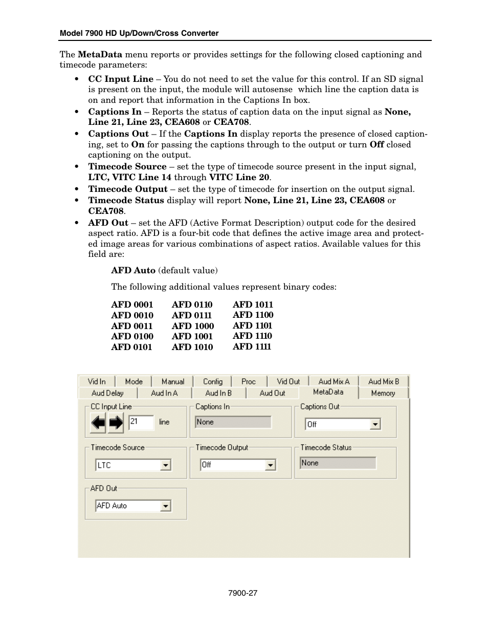 Ensemble Designs 7900 HD Up/Down/Cross Converter User Manual | Page 27 / 47