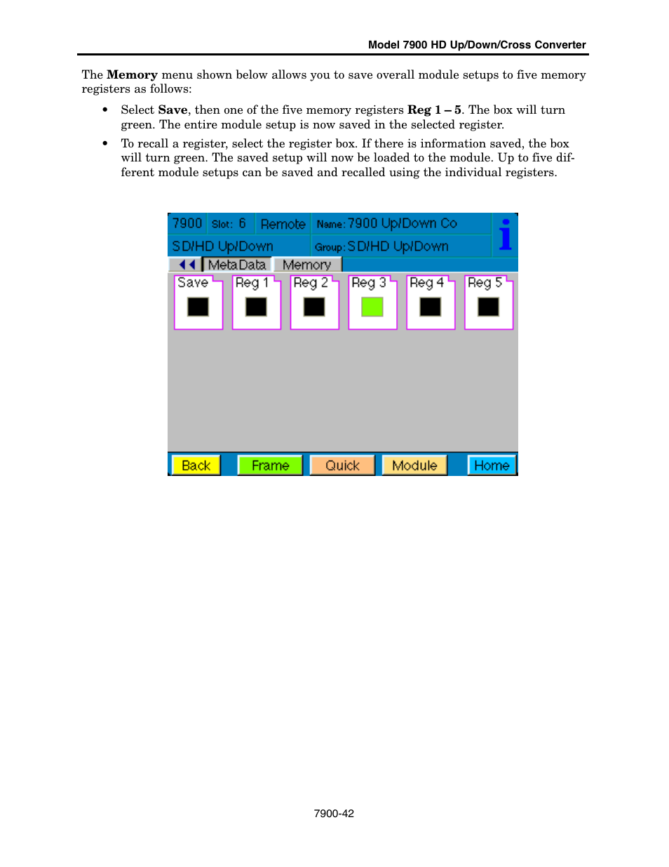 Ensemble Designs 7900 HD Up/Down/Cross Converter User Manual | Page 42 / 47