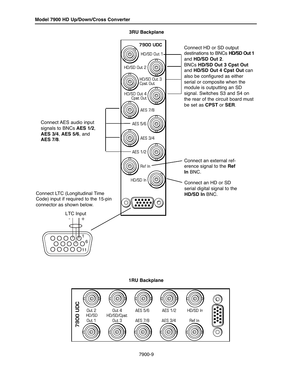 Ensemble Designs 7900 HD Up/Down/Cross Converter User Manual | Page 9 / 47