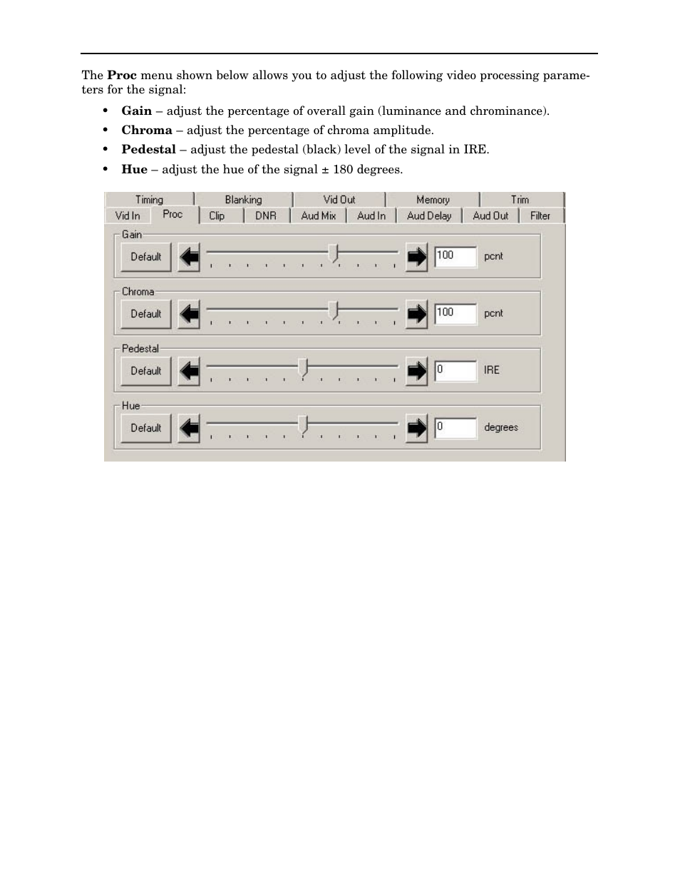 Ensemble Designs 8500 Composite / SD Legalizer and Video Processing Frame Sync User Manual | Page 29 / 76