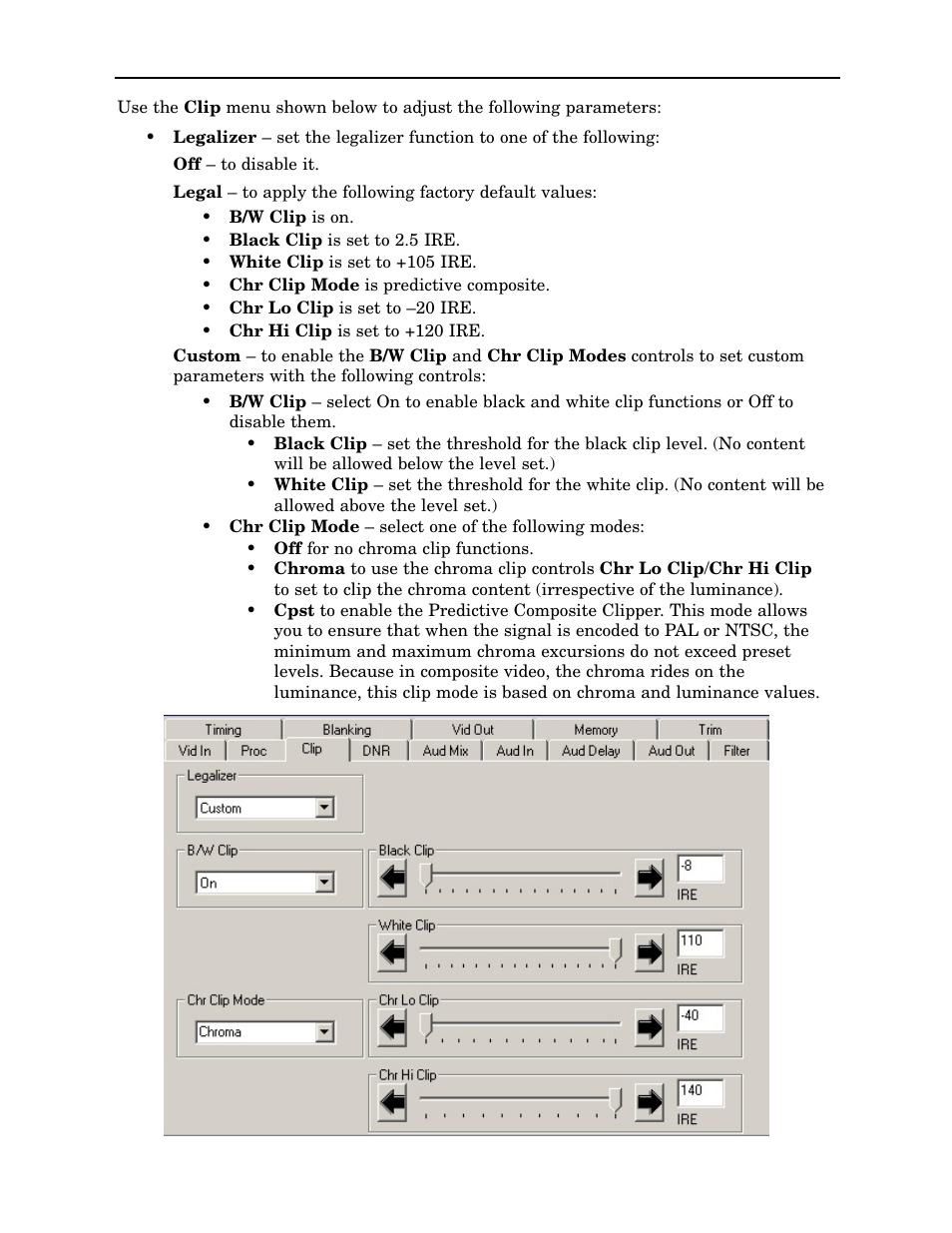 Ensemble Designs 8500 Composite / SD Legalizer and Video Processing Frame Sync User Manual | Page 30 / 76