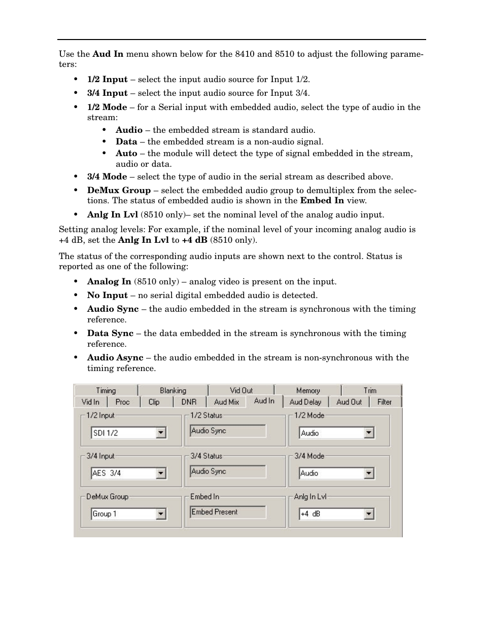 Ensemble Designs 8500 Composite / SD Legalizer and Video Processing Frame Sync User Manual | Page 35 / 76