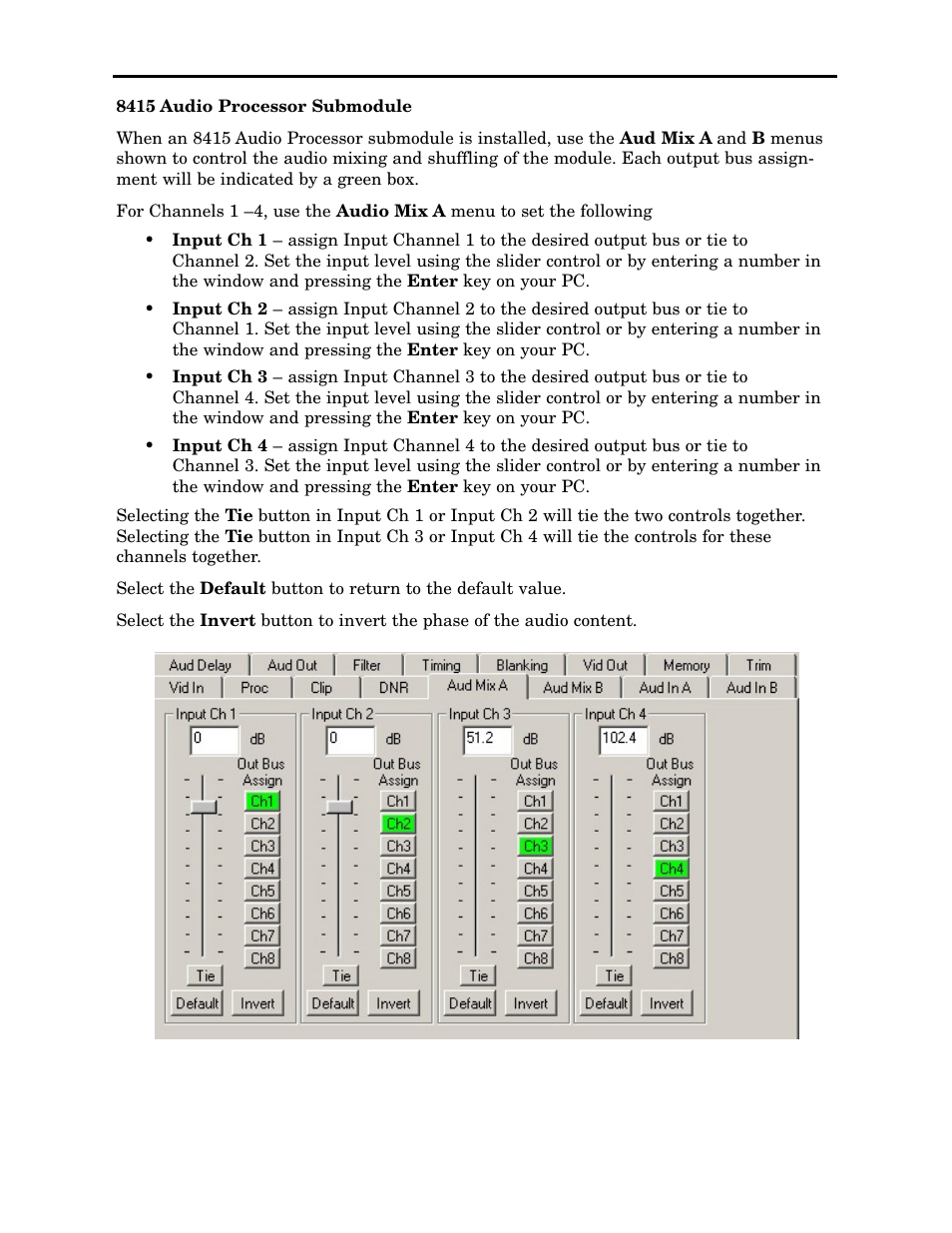 Ensemble Designs 8500 Composite / SD Legalizer and Video Processing Frame Sync User Manual | Page 36 / 76
