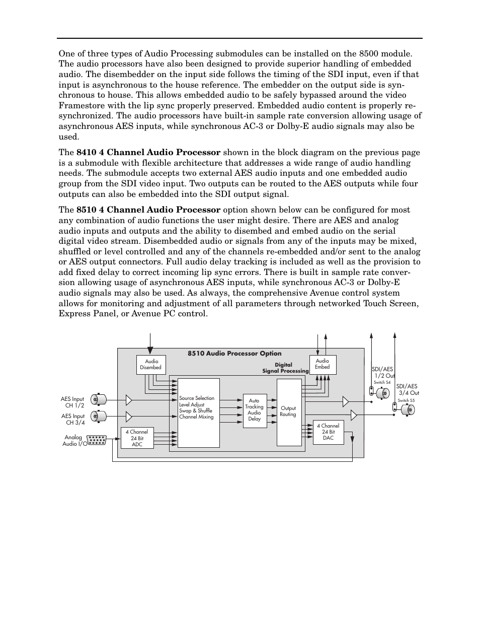 Model 8500 series modules | Ensemble Designs 8500 Composite / SD Legalizer and Video Processing Frame Sync User Manual | Page 4 / 76