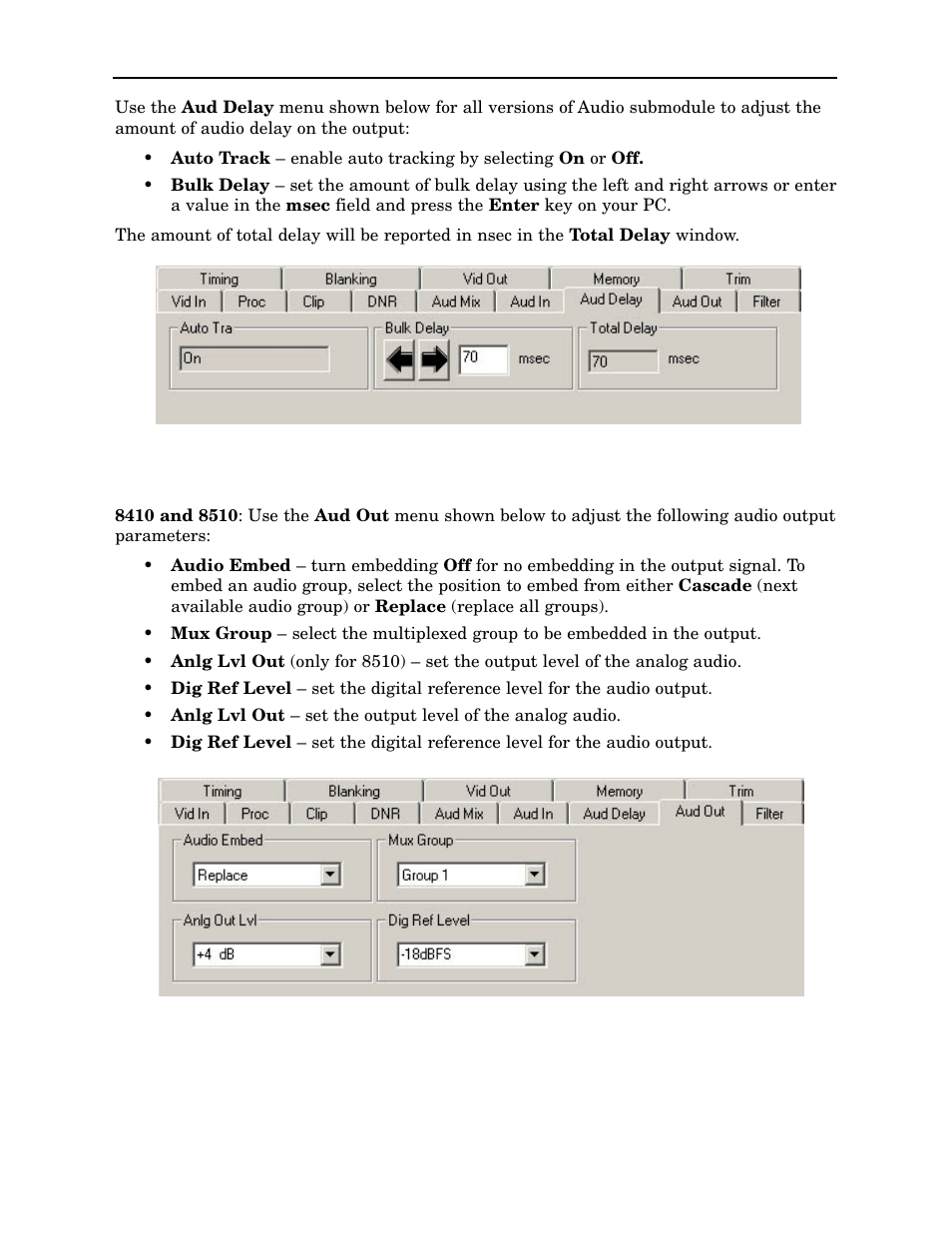 Ensemble Designs 8500 Composite / SD Legalizer and Video Processing Frame Sync User Manual | Page 40 / 76